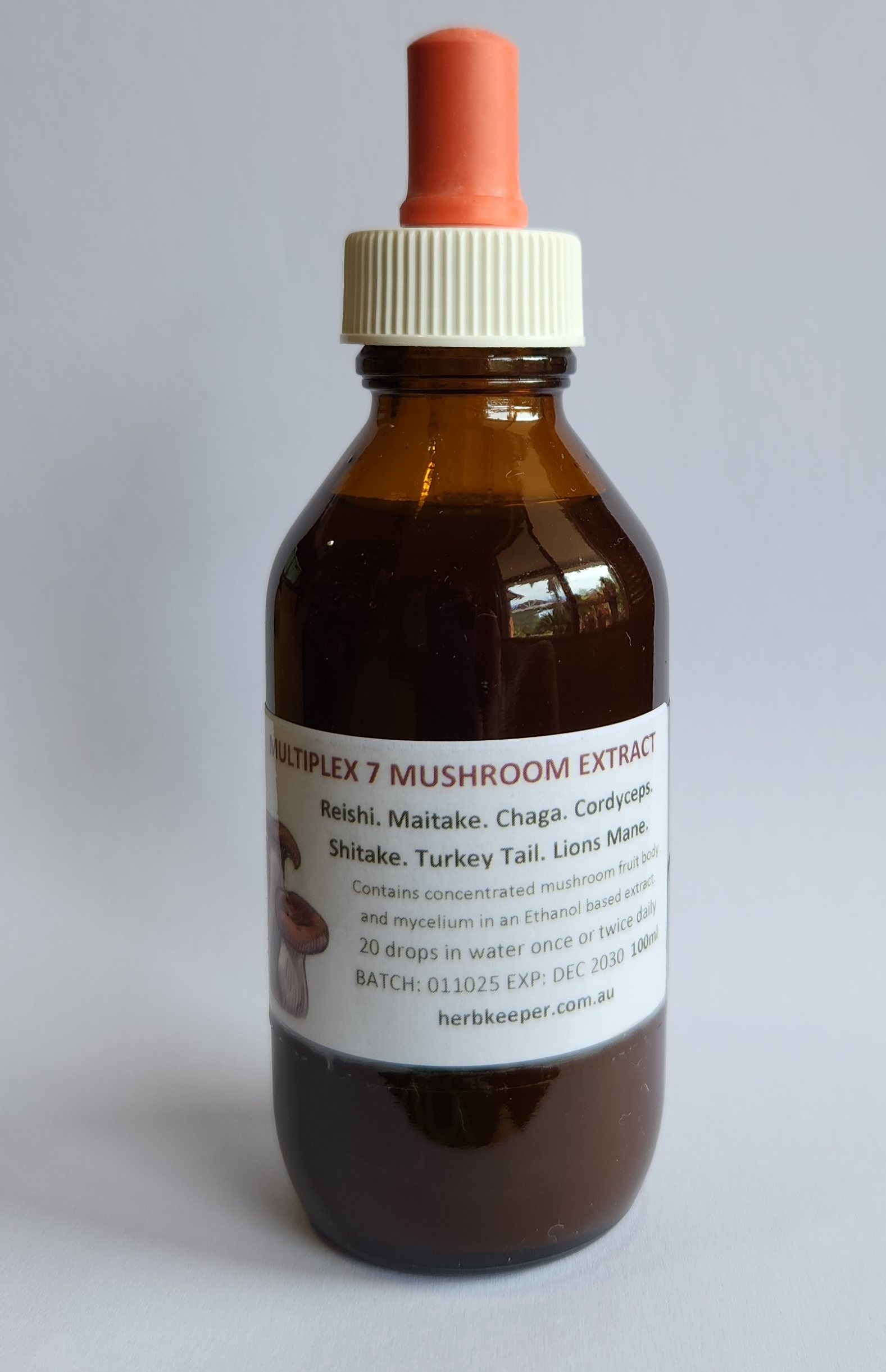 MULTIPLEX 7 MUSHROOM EXTRACT 100ml MULTIPLEX 7 MUSHROOM LIQUID HERBAL EXTRACT 100ml