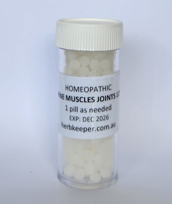 Homeopathic Spine Muscles Joints 12X